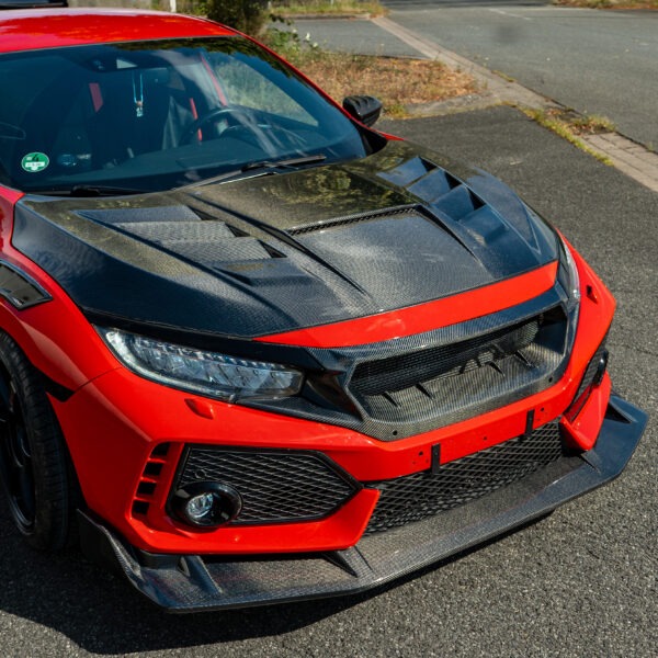 HONDA CIVIC TYPE R FK8 CARBON MOTORHAUBE INKL. MATERIALGUTACHTEN