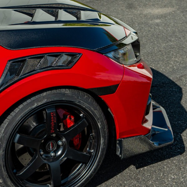 HONDA CIVIC TYPE R FK8 CARBON MOTORHAUBE INKL. MATERIALGUTACHTEN