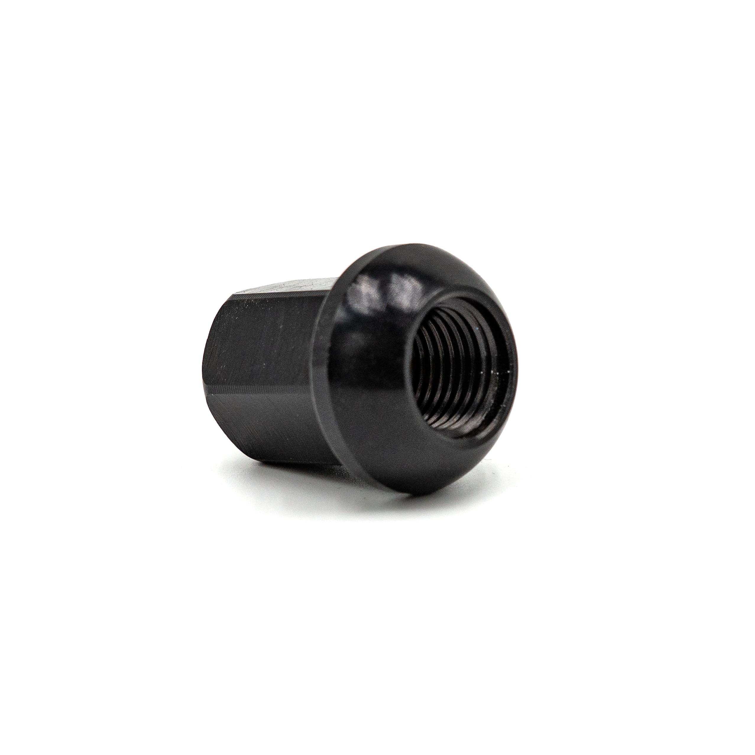 RADMUTTER SW19 M14X1.5X32 KUGEL SCHWARZ ELOXIERT ALU DPORSCHE