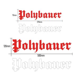 POLYBAUER LOGO AUFKLEBER / STICKER